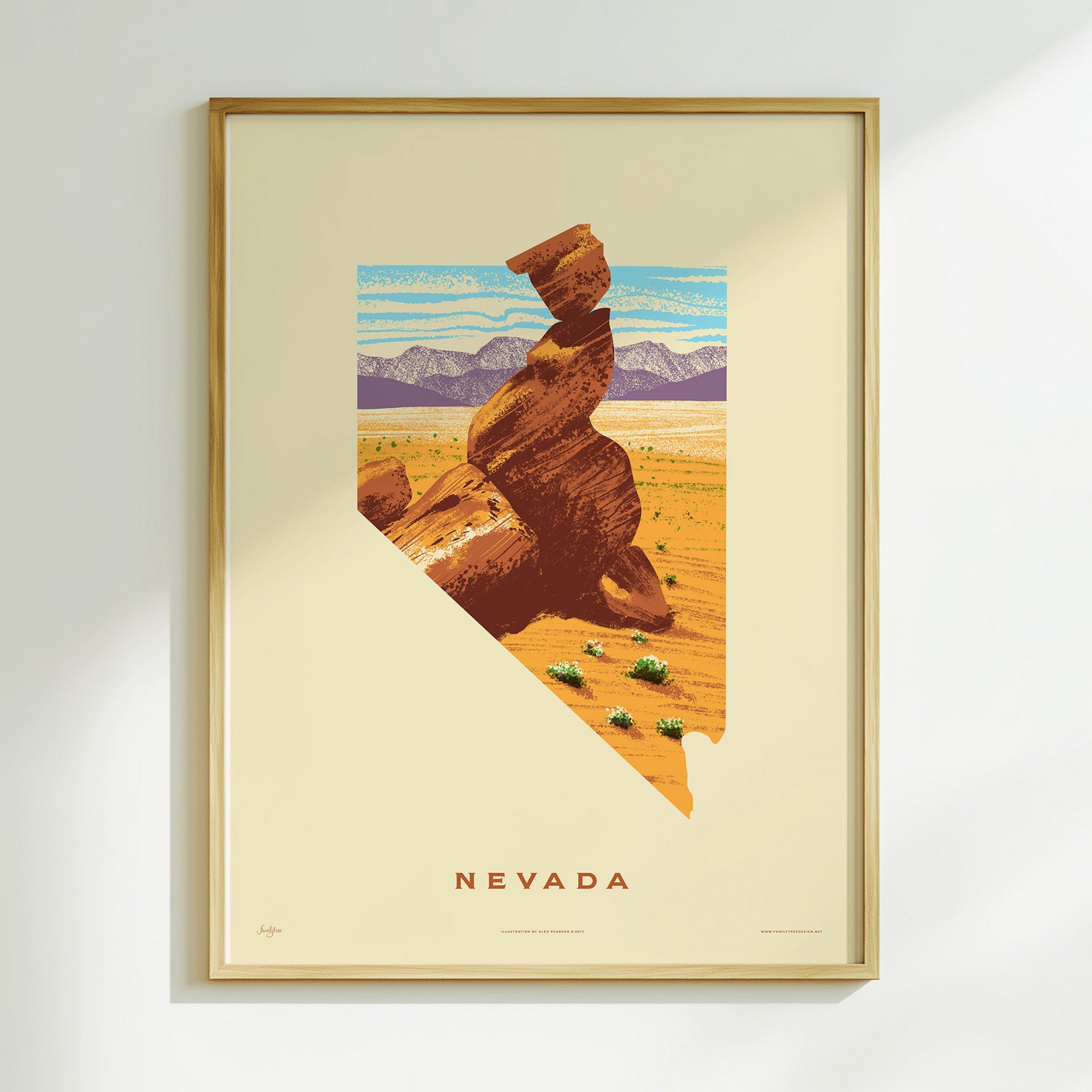 Nevada State Print - Valley of Fire