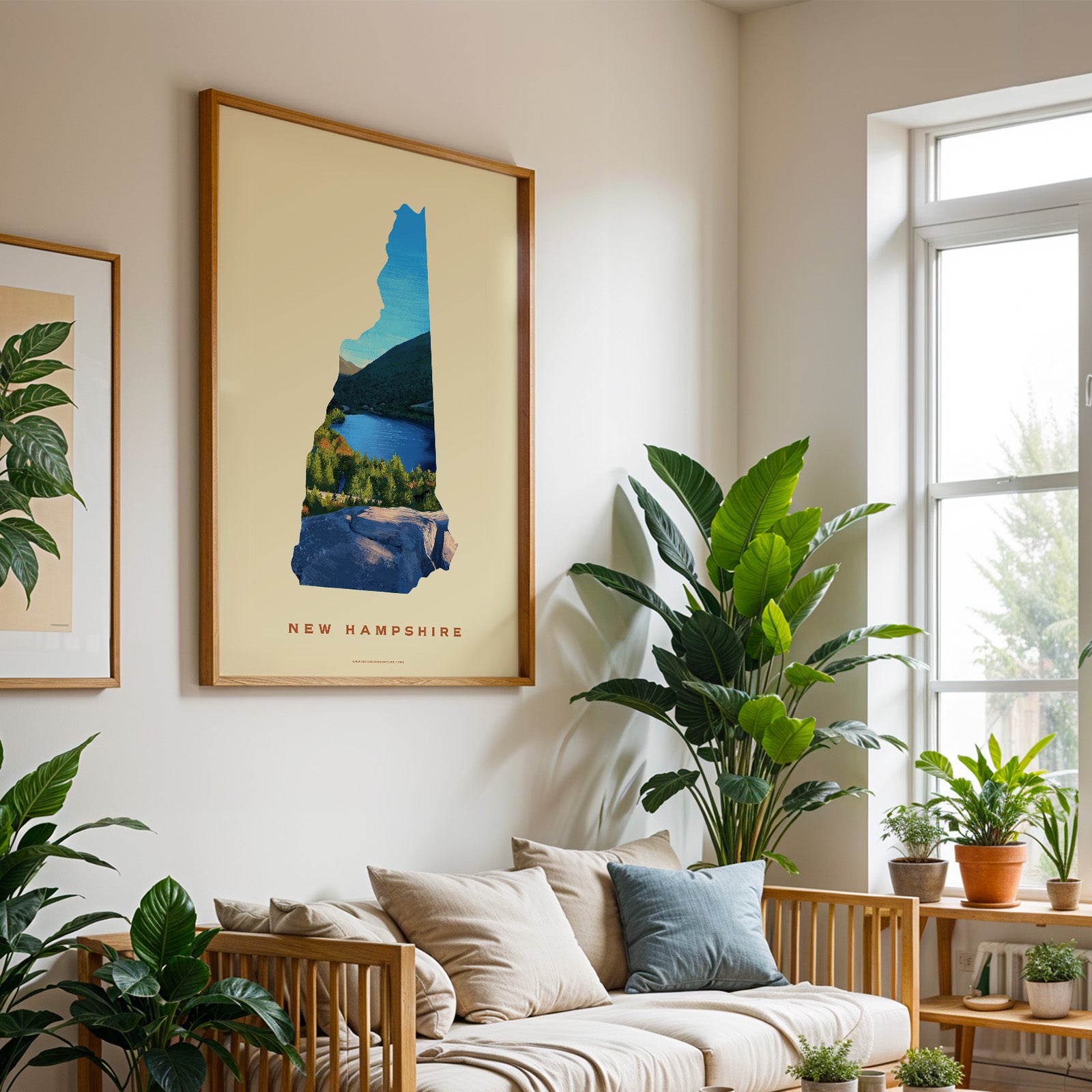 New Hampshire Franconia Notch Print