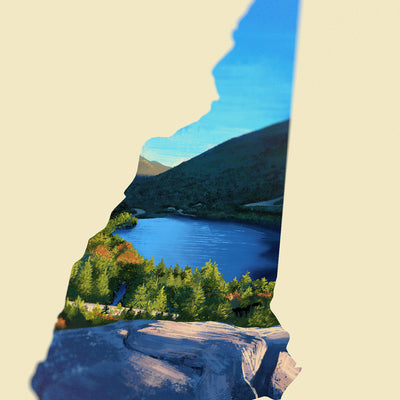 New Hampshire Franconia Notch Print