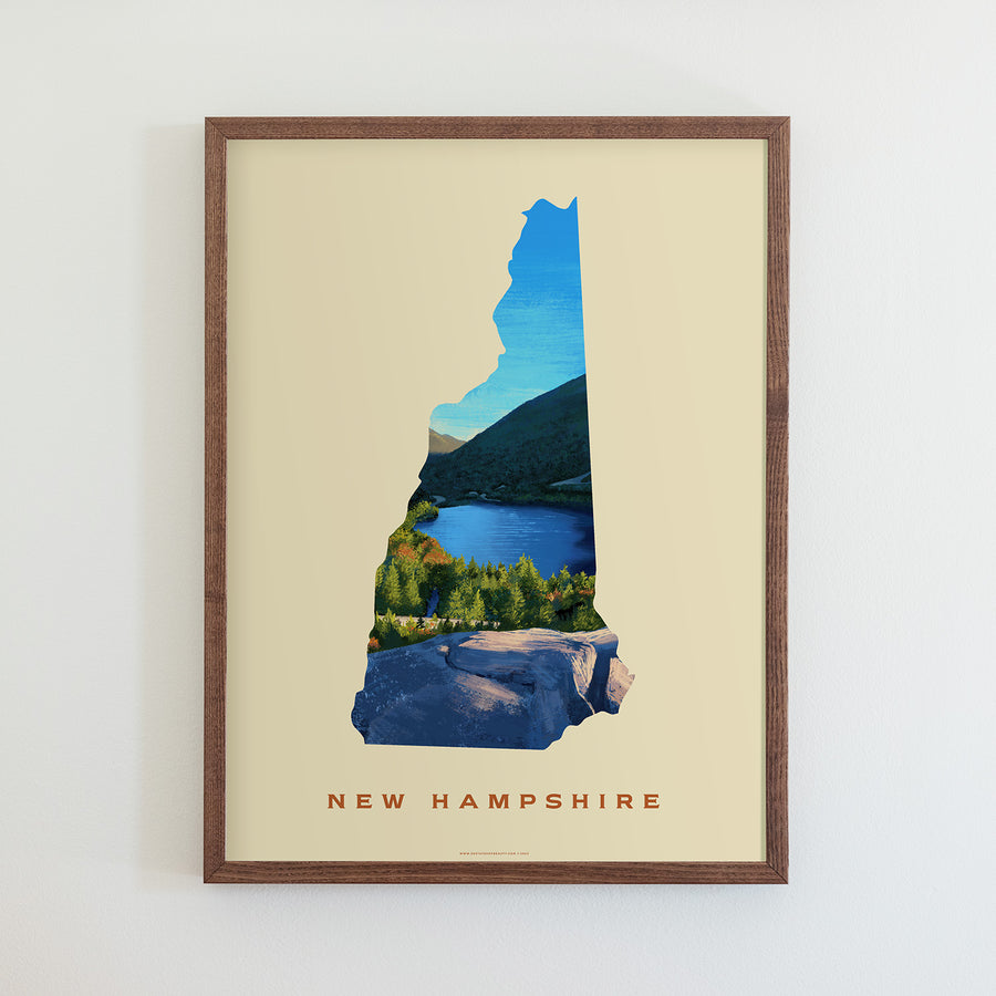 New Hampshire Franconia Notch Print