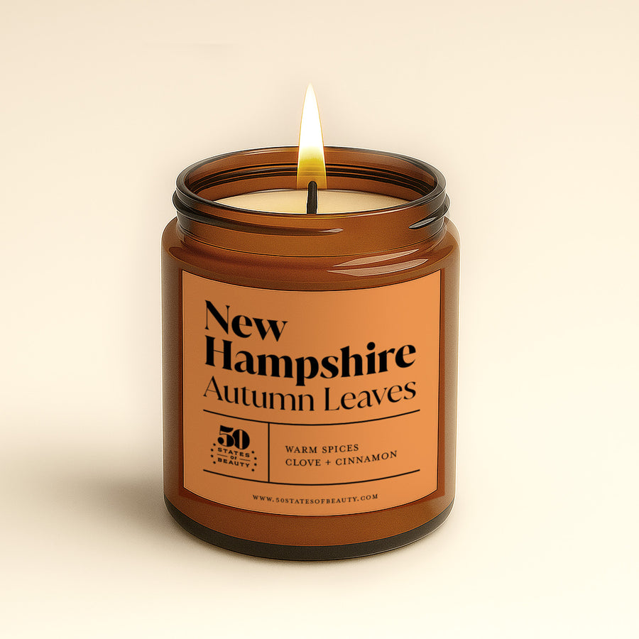New Hampshire Autumn Leaves Candle PRE-ORDER