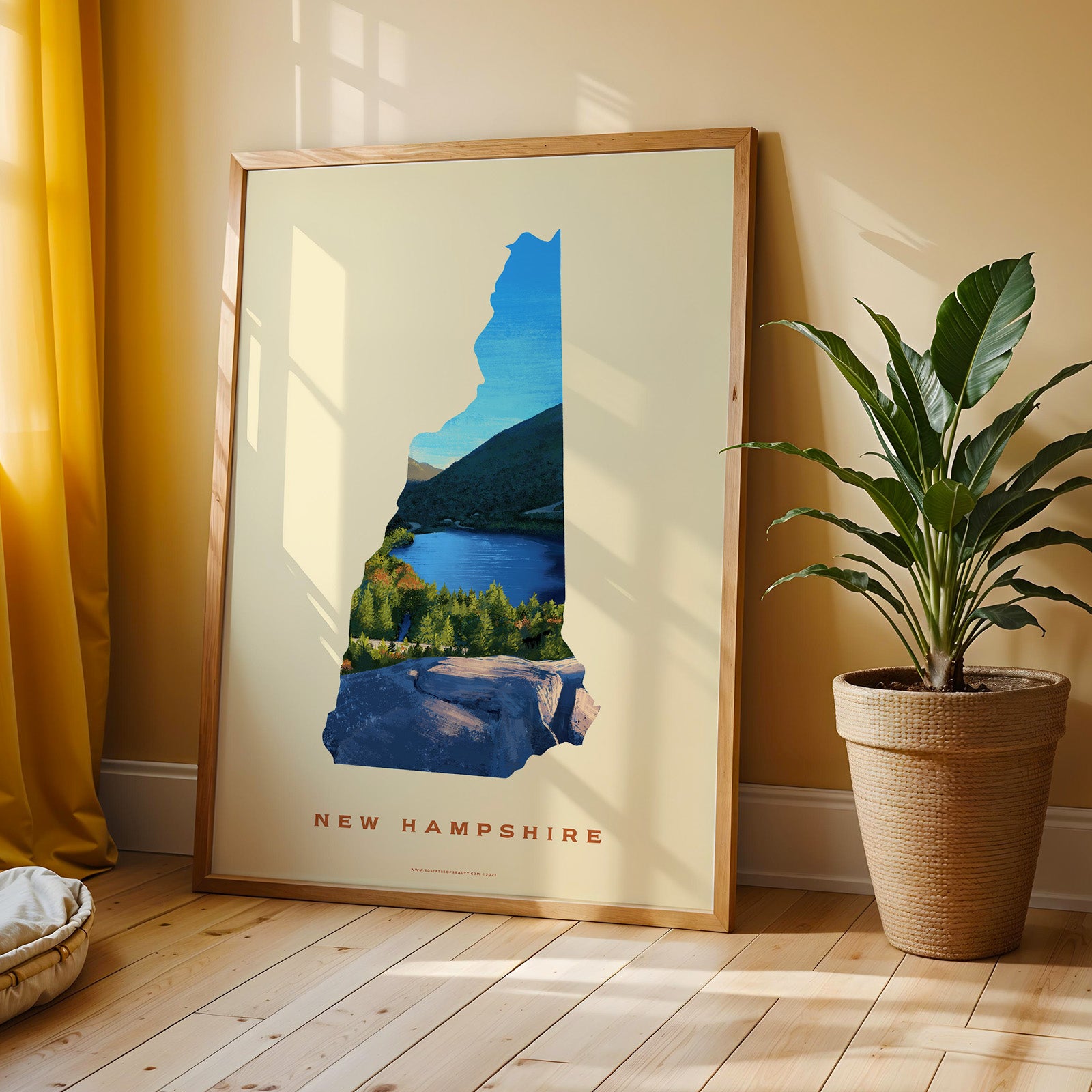 New Hampshire Franconia Notch Print