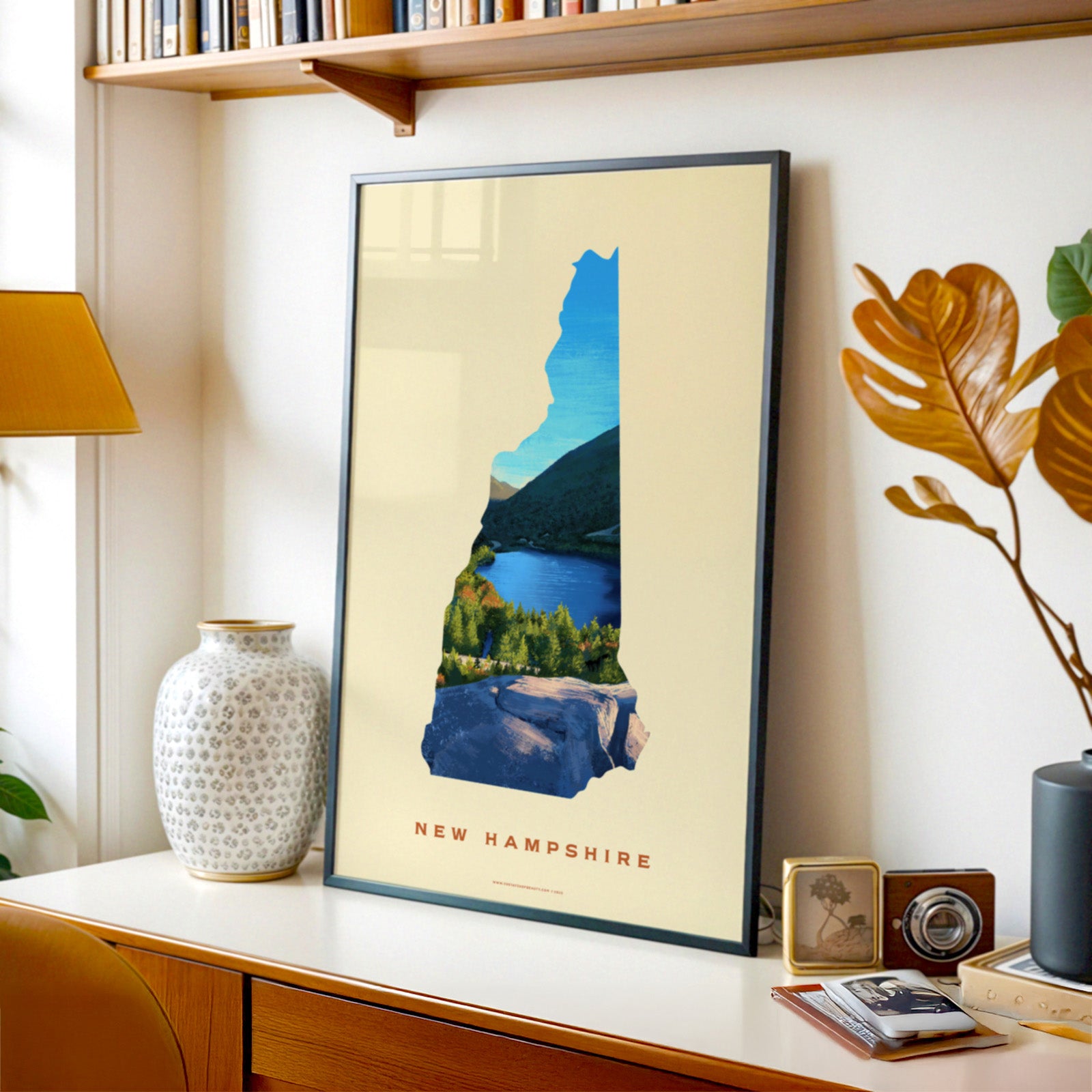 New Hampshire Franconia Notch Print