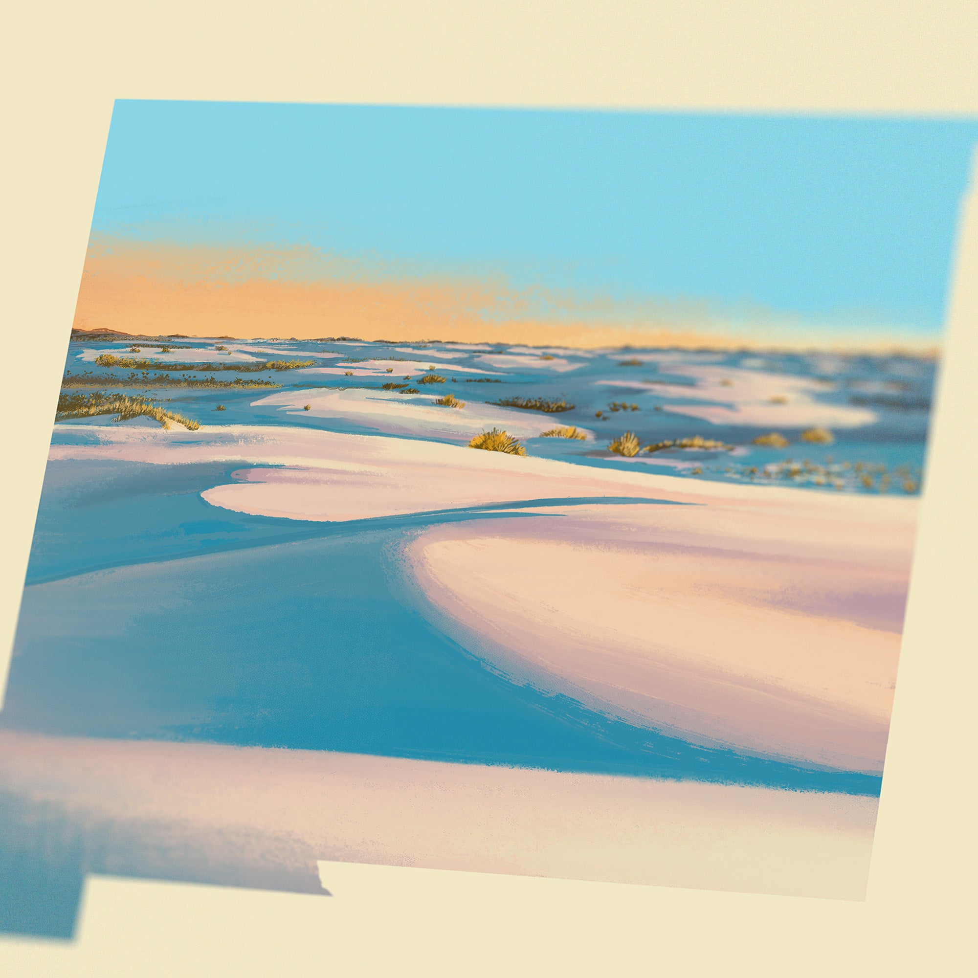 New Mexico White Sands Print