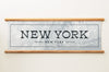 New York New York Canvas Map