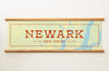 Newark New Jersey Canvas Map