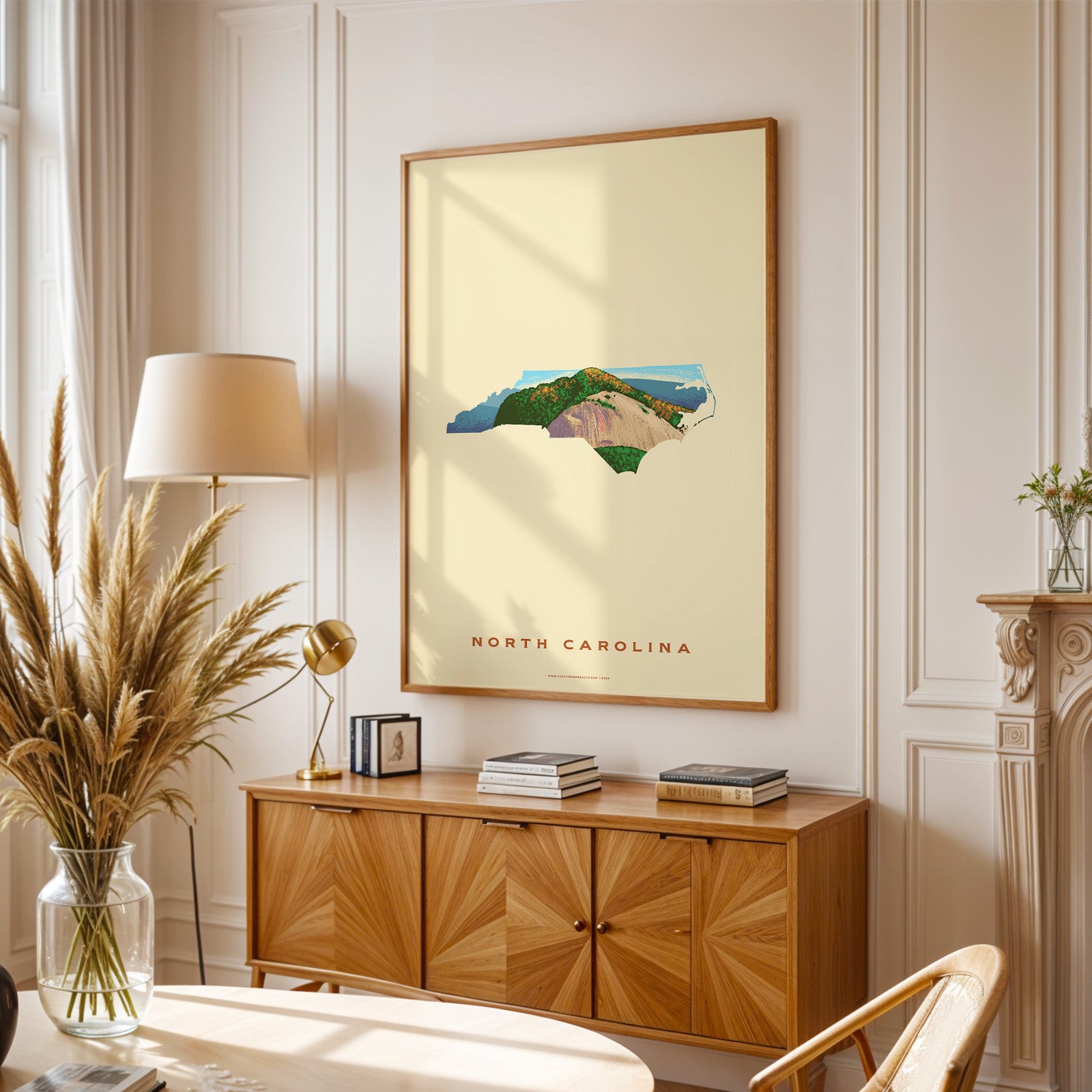 North Carolina State Print - Looking Glass Rock