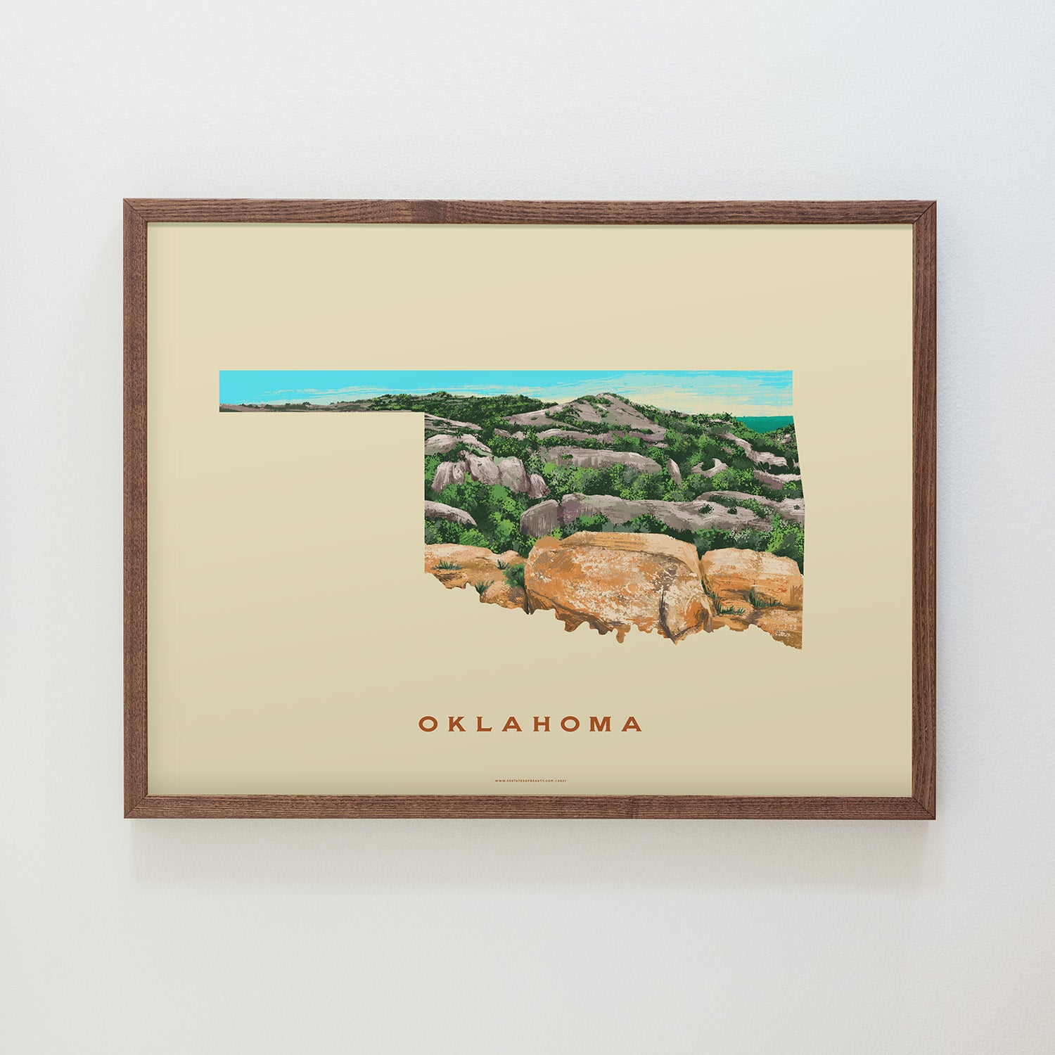 Oklahoma Wichita Mountains Print