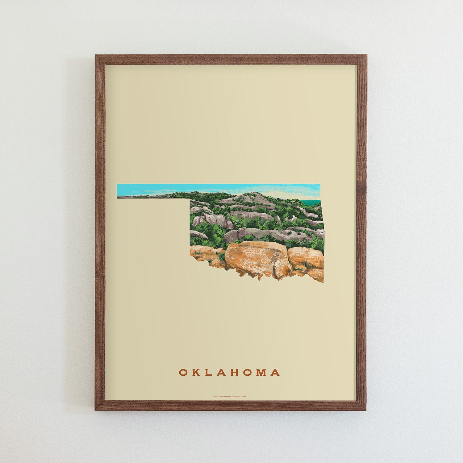 Oklahoma Wichita Mountains Print