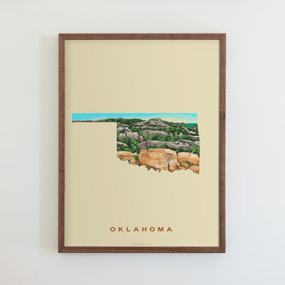 Oklahoma Wichita Mountains Print