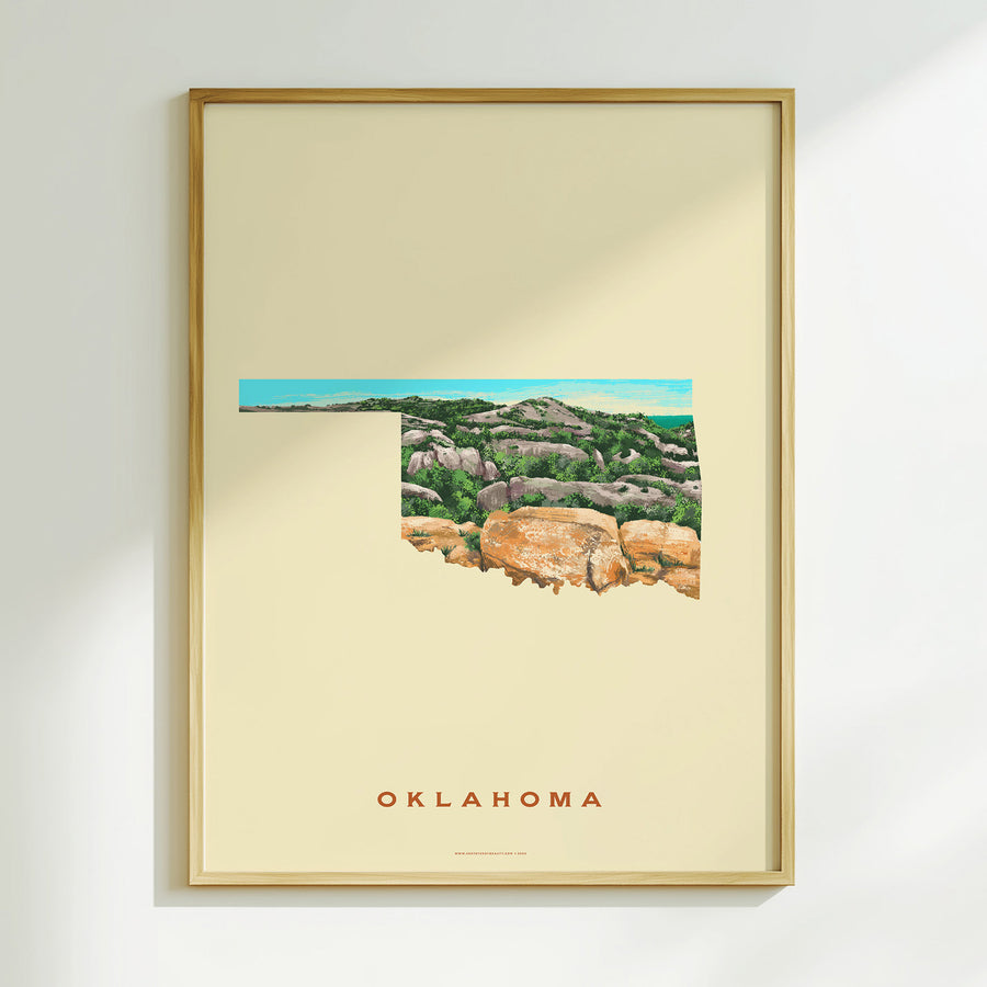 Oklahoma Wichita Mountains Print