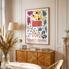 Pennsylvania American Gouache Print