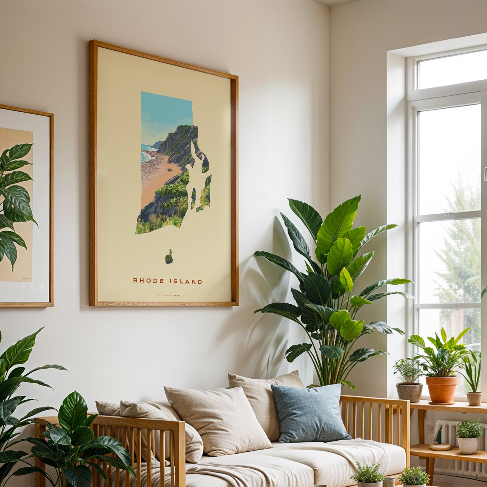 Rhode Island Mohegan Bluffs Print