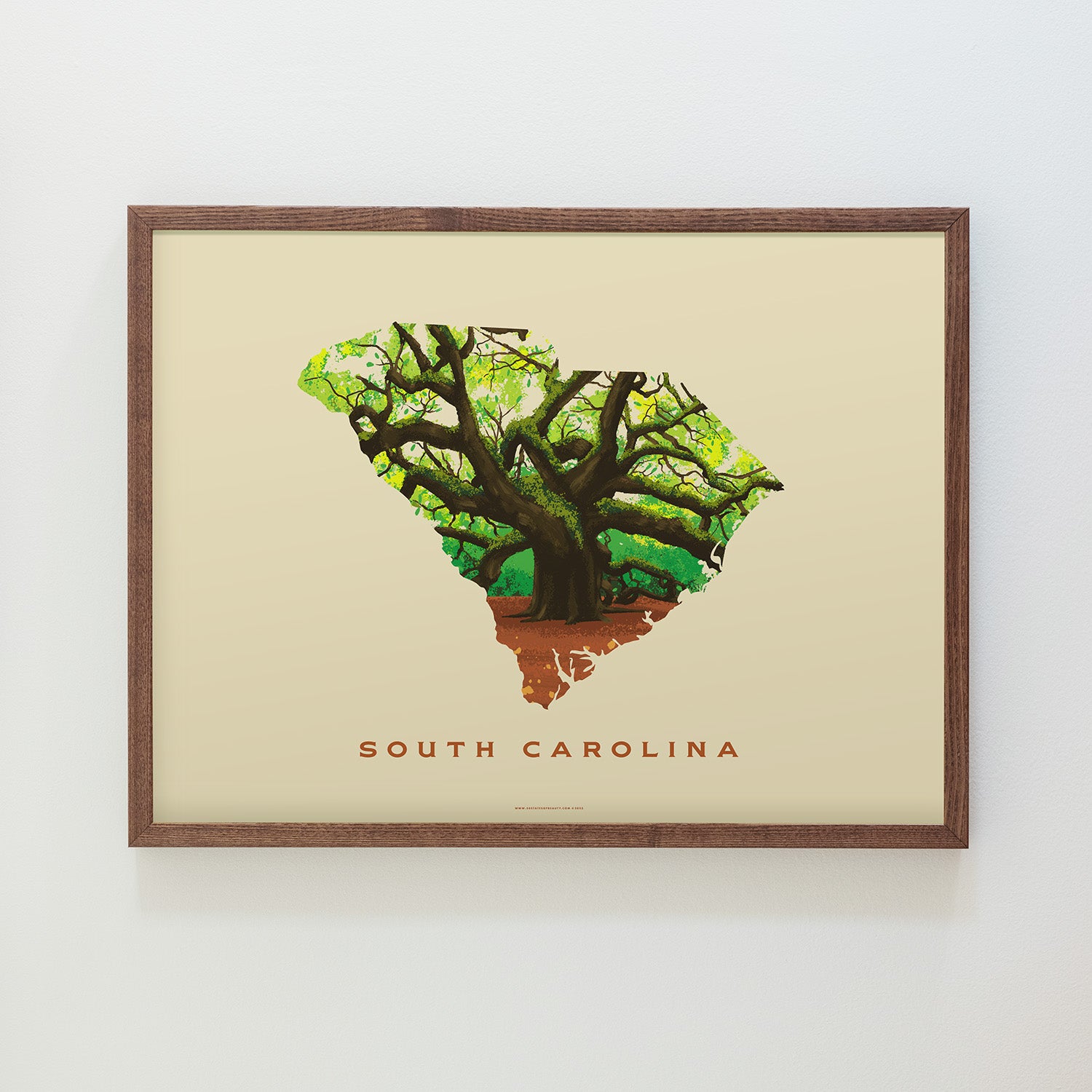 South Carolina Angel Oak Print