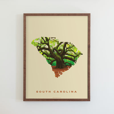 South Carolina Angel Oak Print