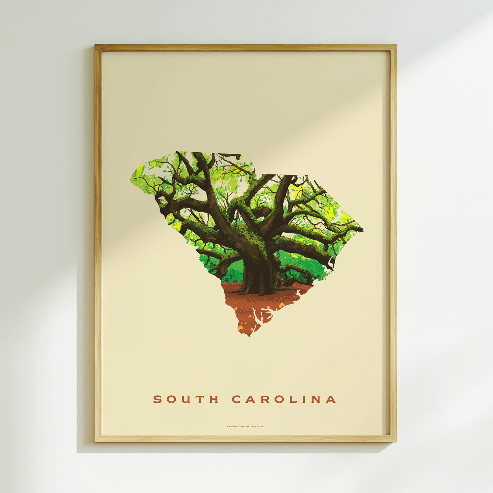 South Carolina Angel Oak Print