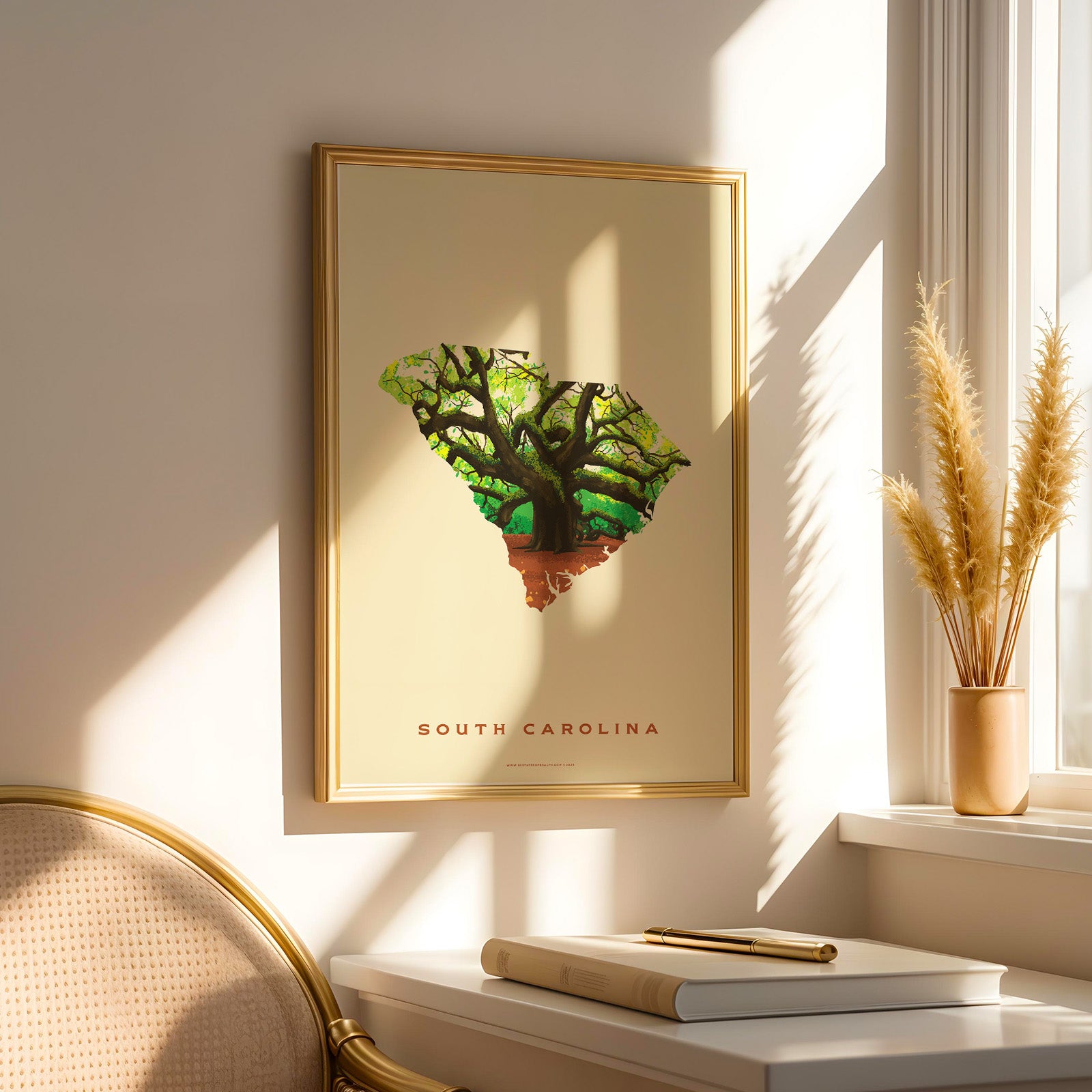 South Carolina Angel Oak Print