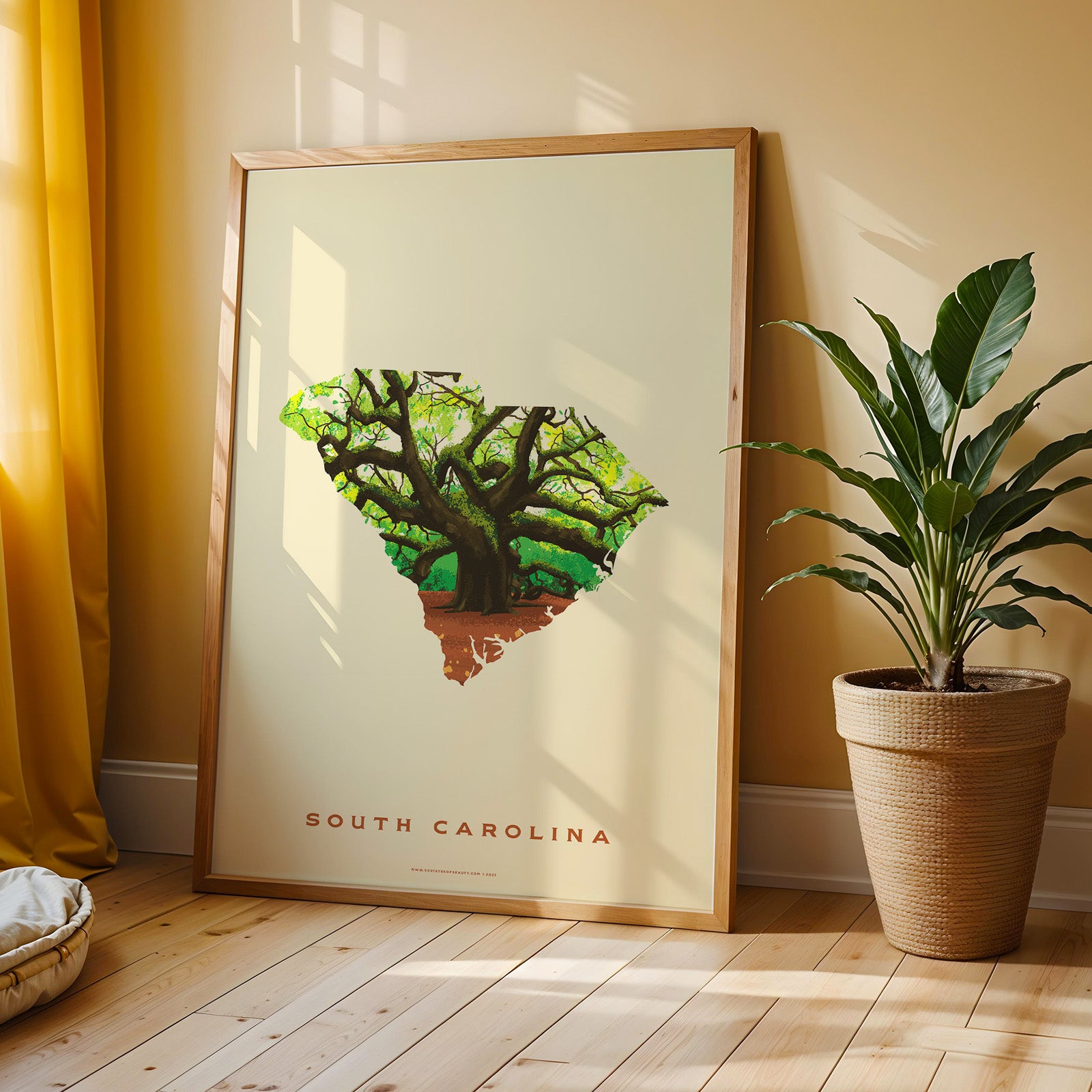 South Carolina Angel Oak Print