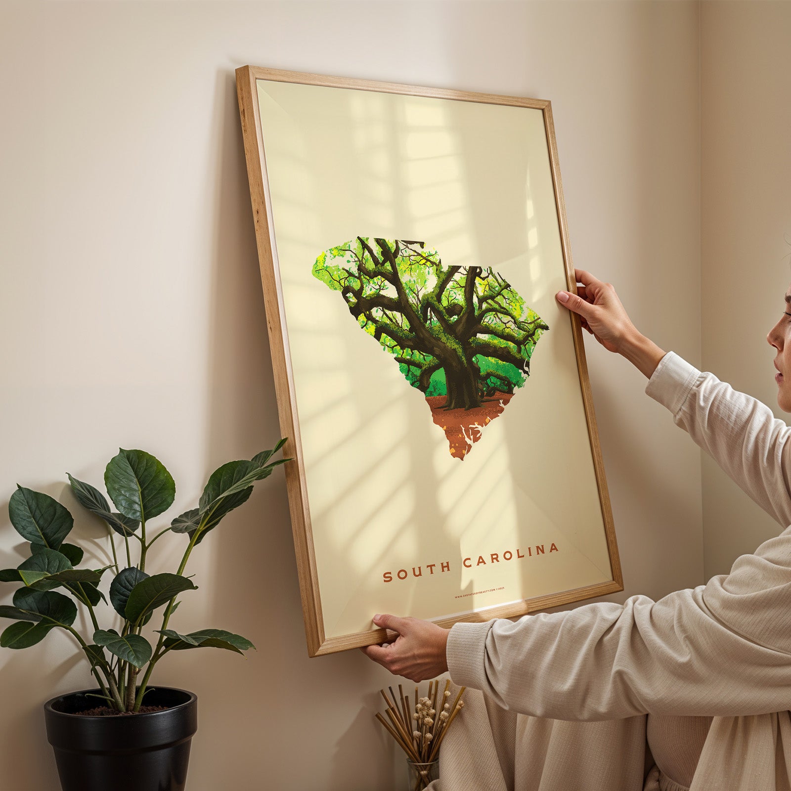 South Carolina Angel Oak Print