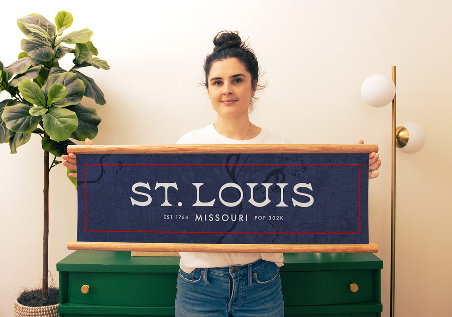 St. Louis Missouri Canvas Banner