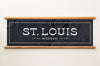 St. Louis Missouri Canvas Map