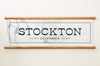 Stockton California Canvas Map