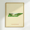 Tennessee State Print - Smoky Mountains