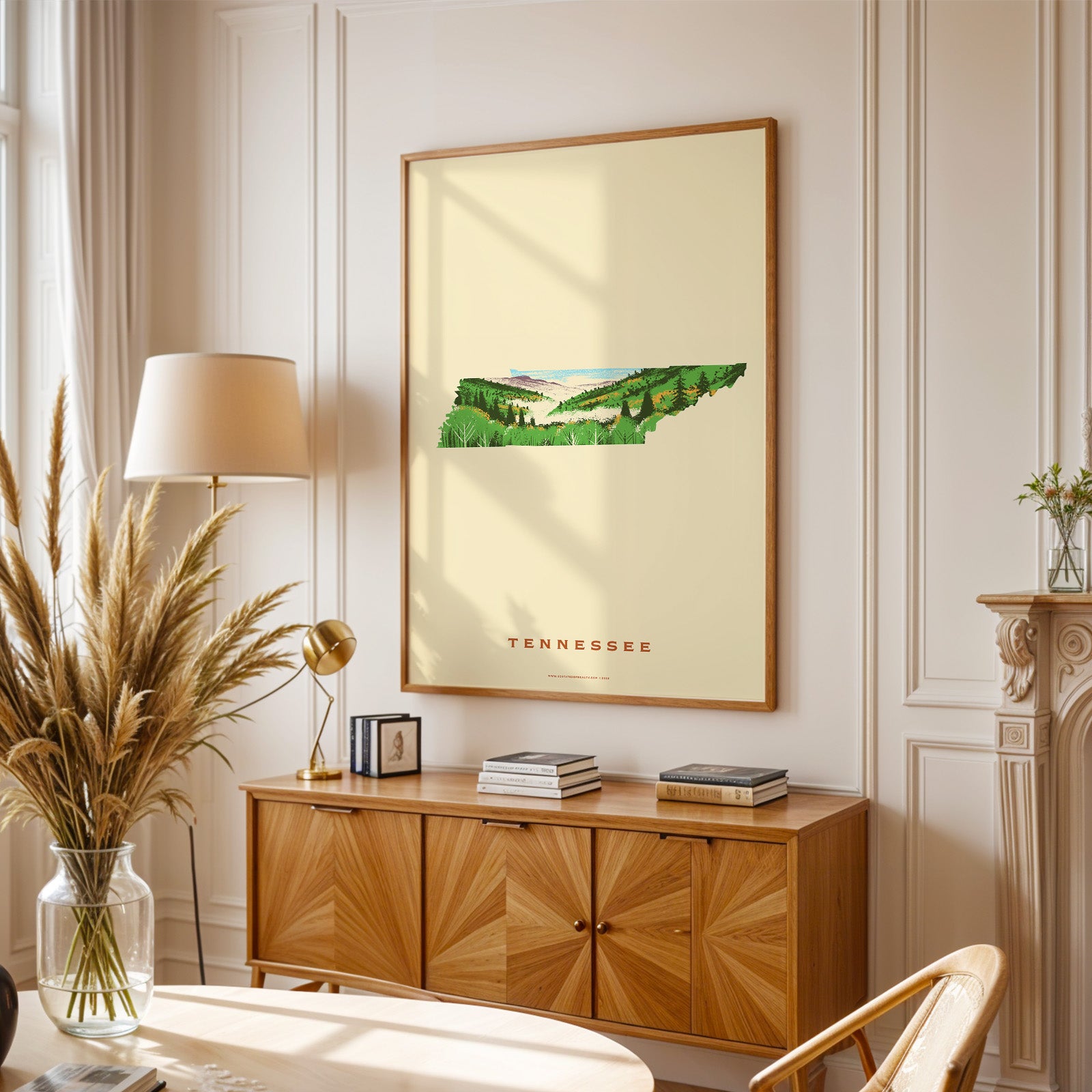 Tennessee State Print - Smoky Mountains