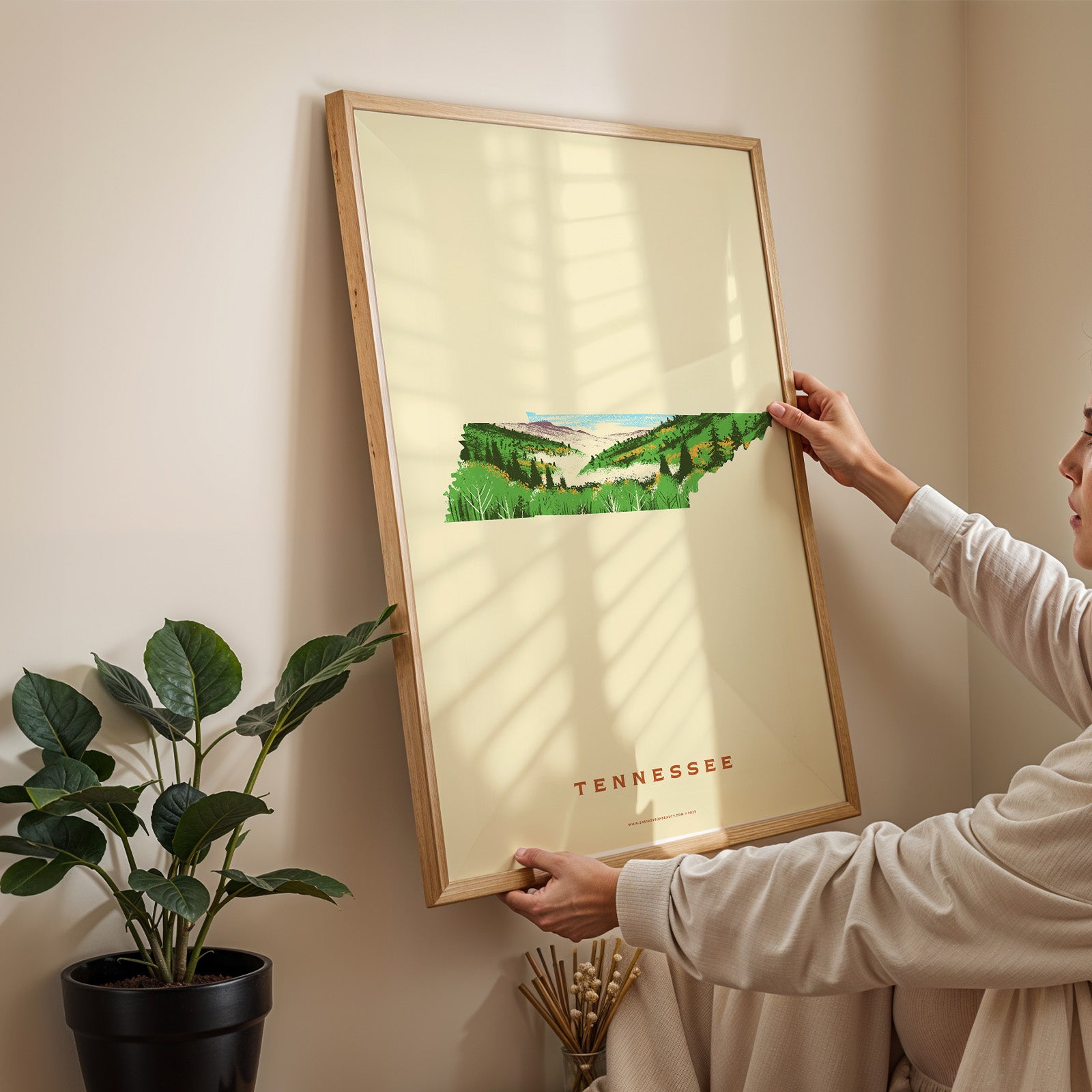 Tennessee State Print - Smoky Mountains