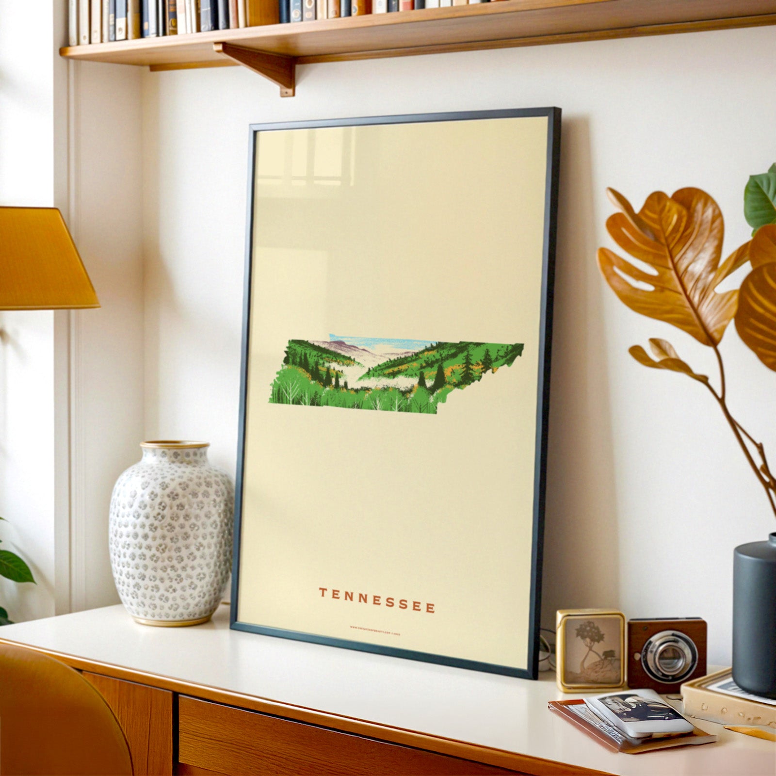 Tennessee State Print - Smoky Mountains