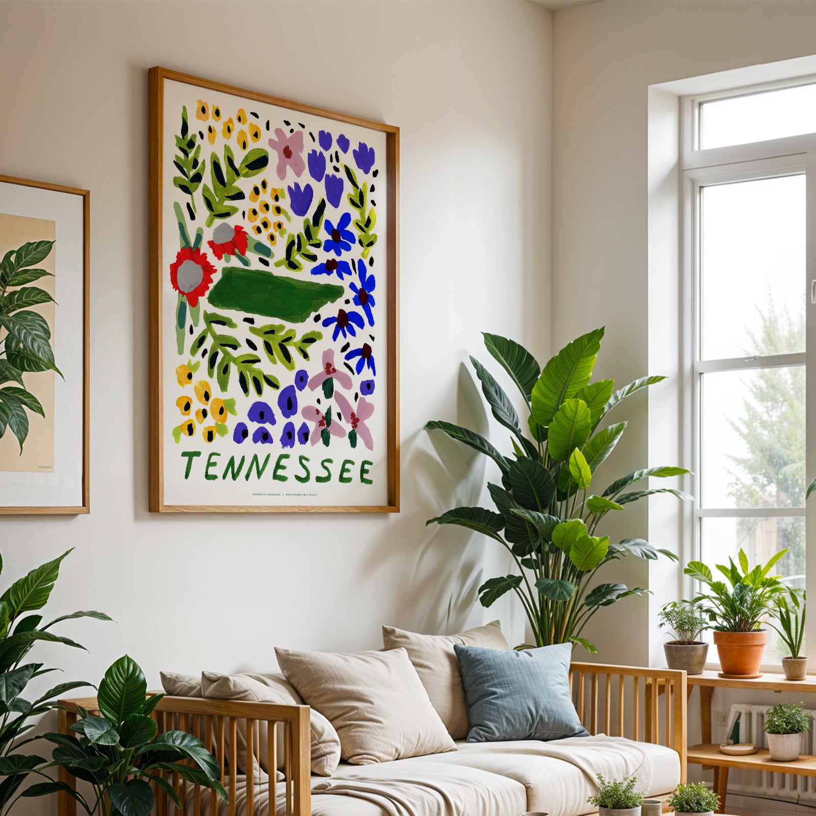 Tennessee American Gouache Print