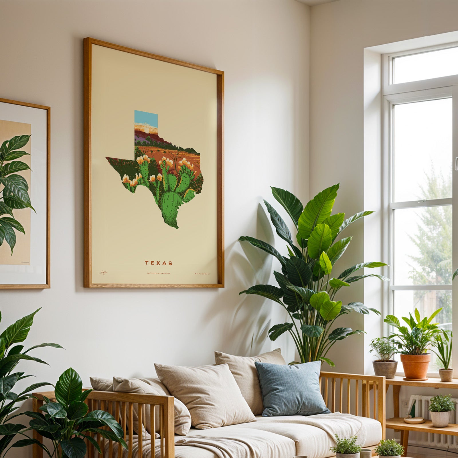 Texas State Print - Prickly Pear