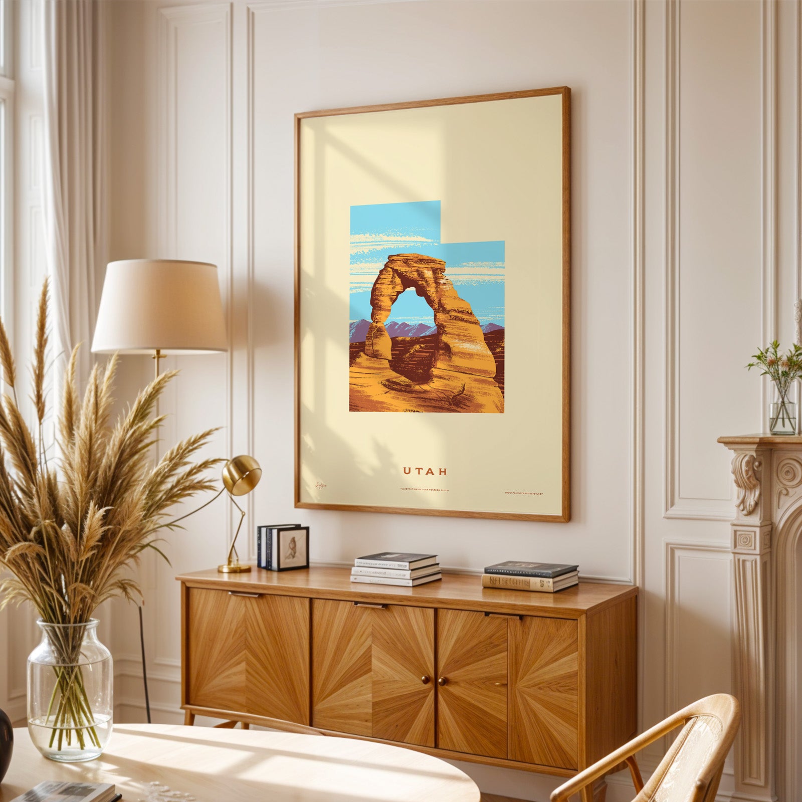 Utah State Print - Arches National Park