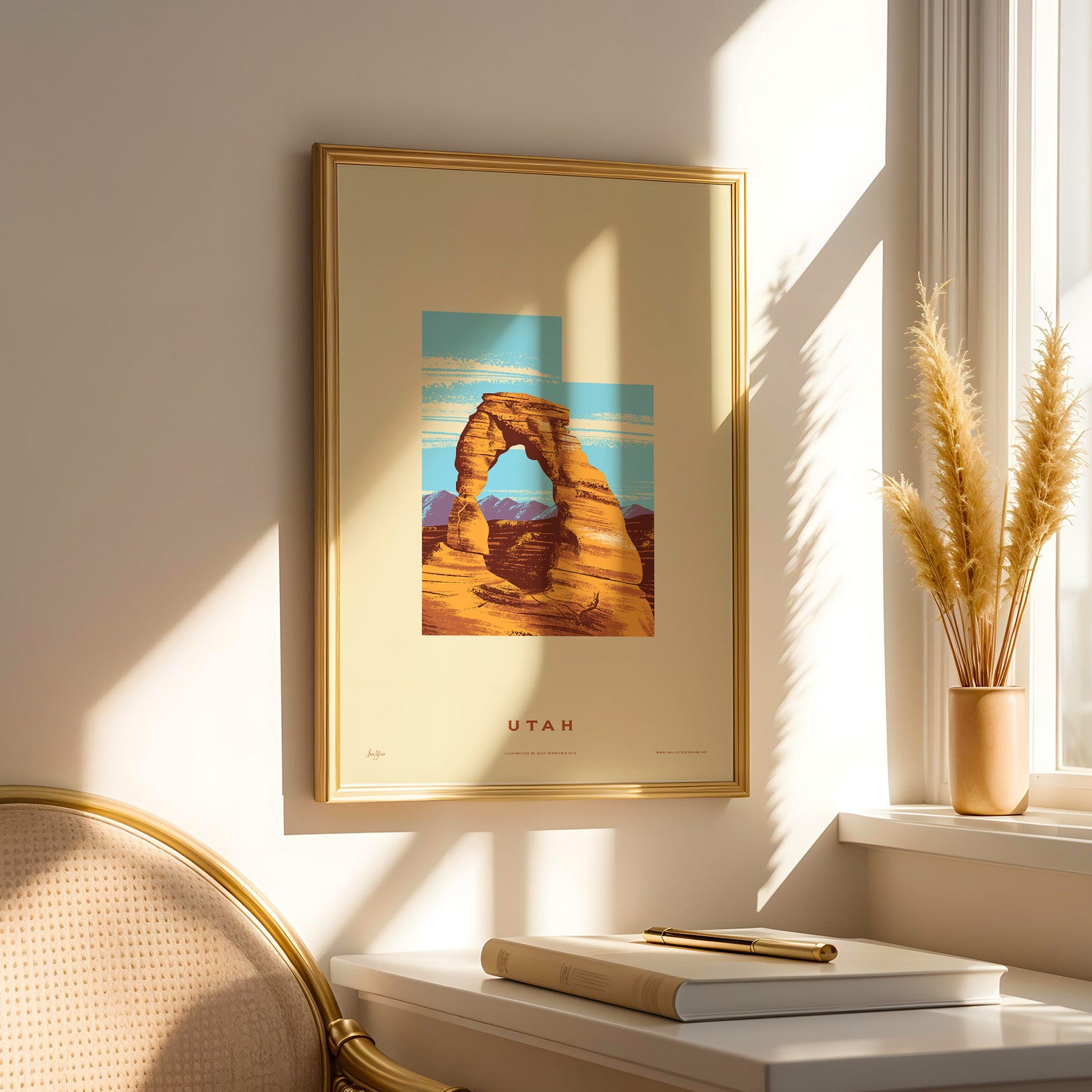 Utah State Print - Arches National Park