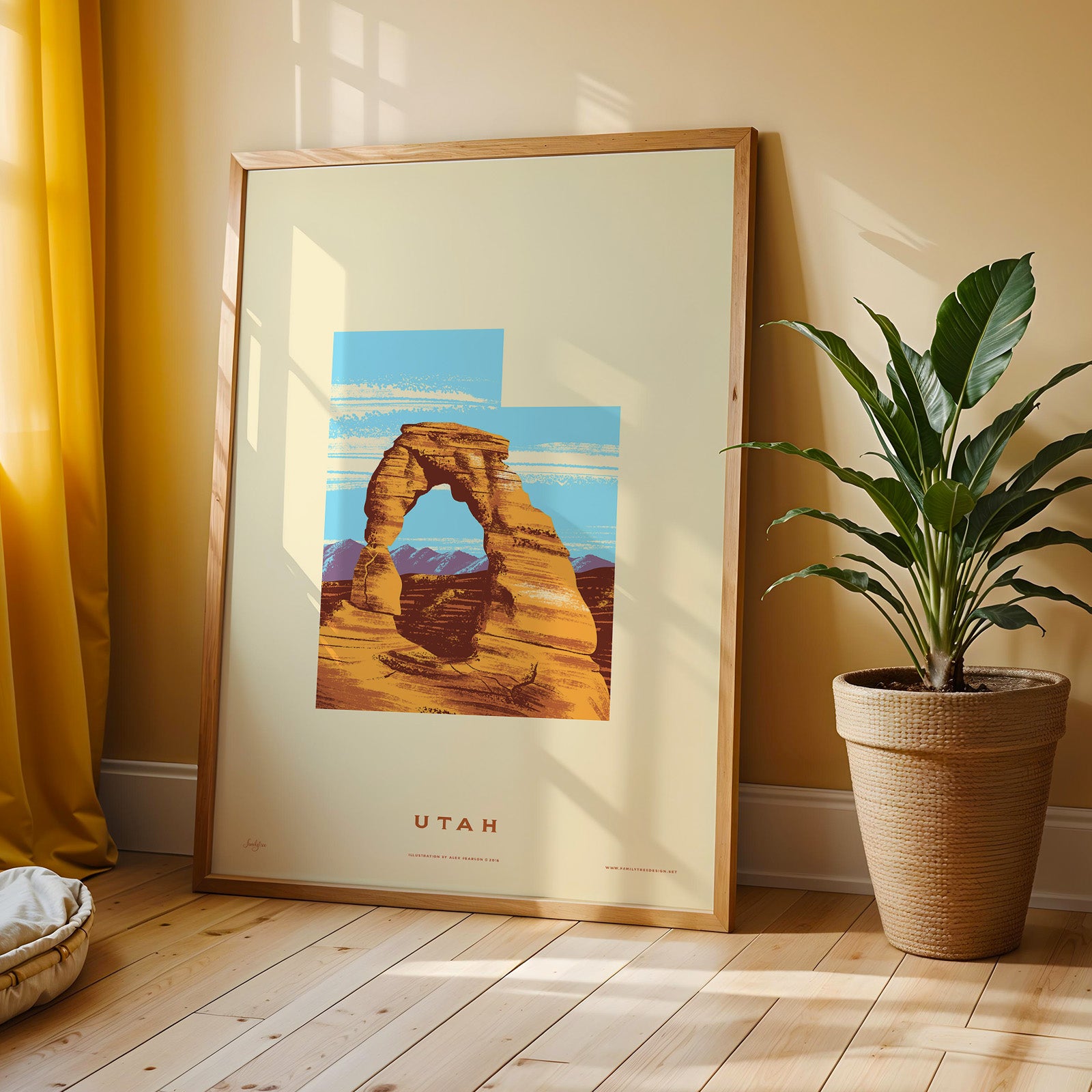 Utah State Print - Arches National Park