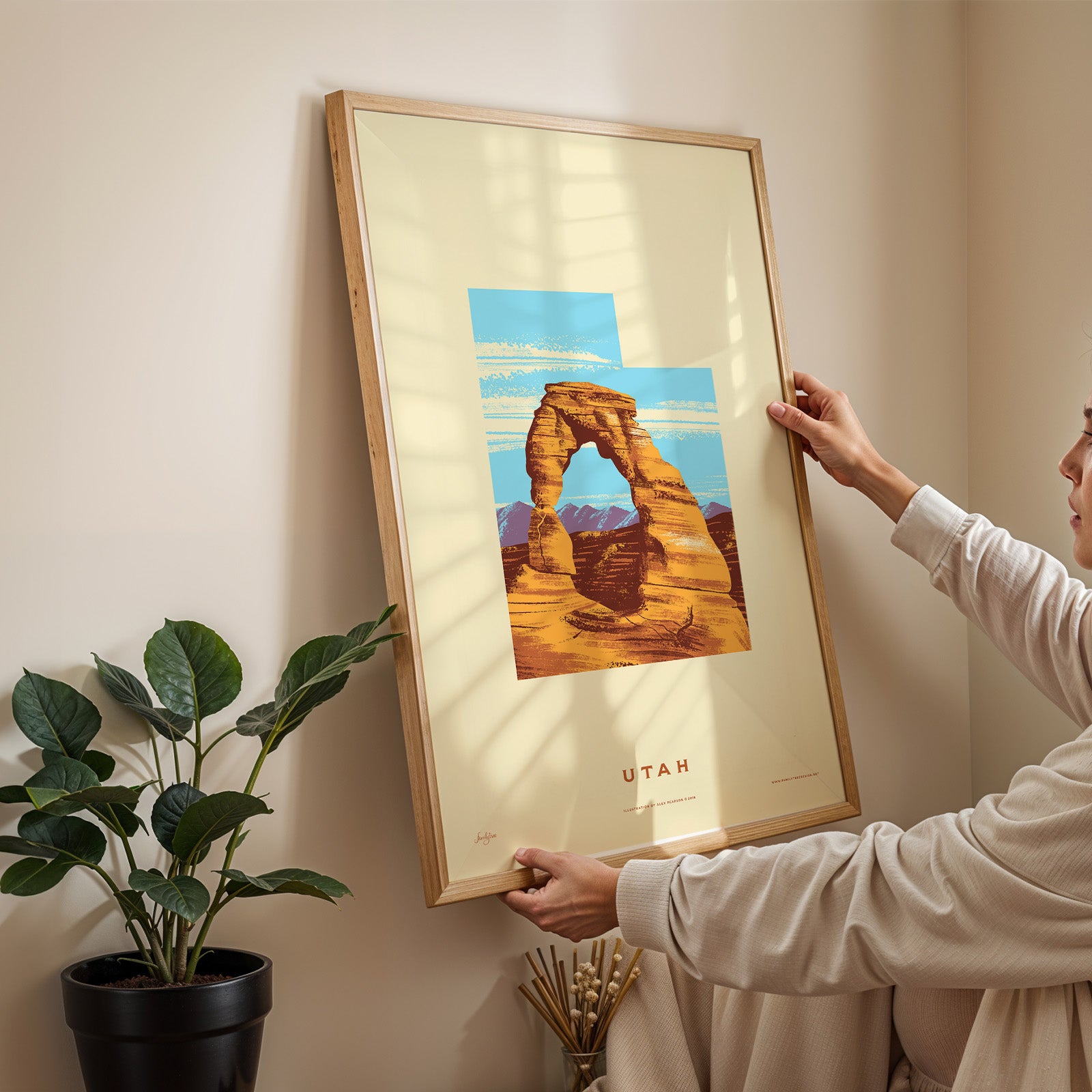 Utah State Print - Arches National Park