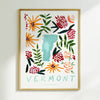 Vermont American Gouache Print