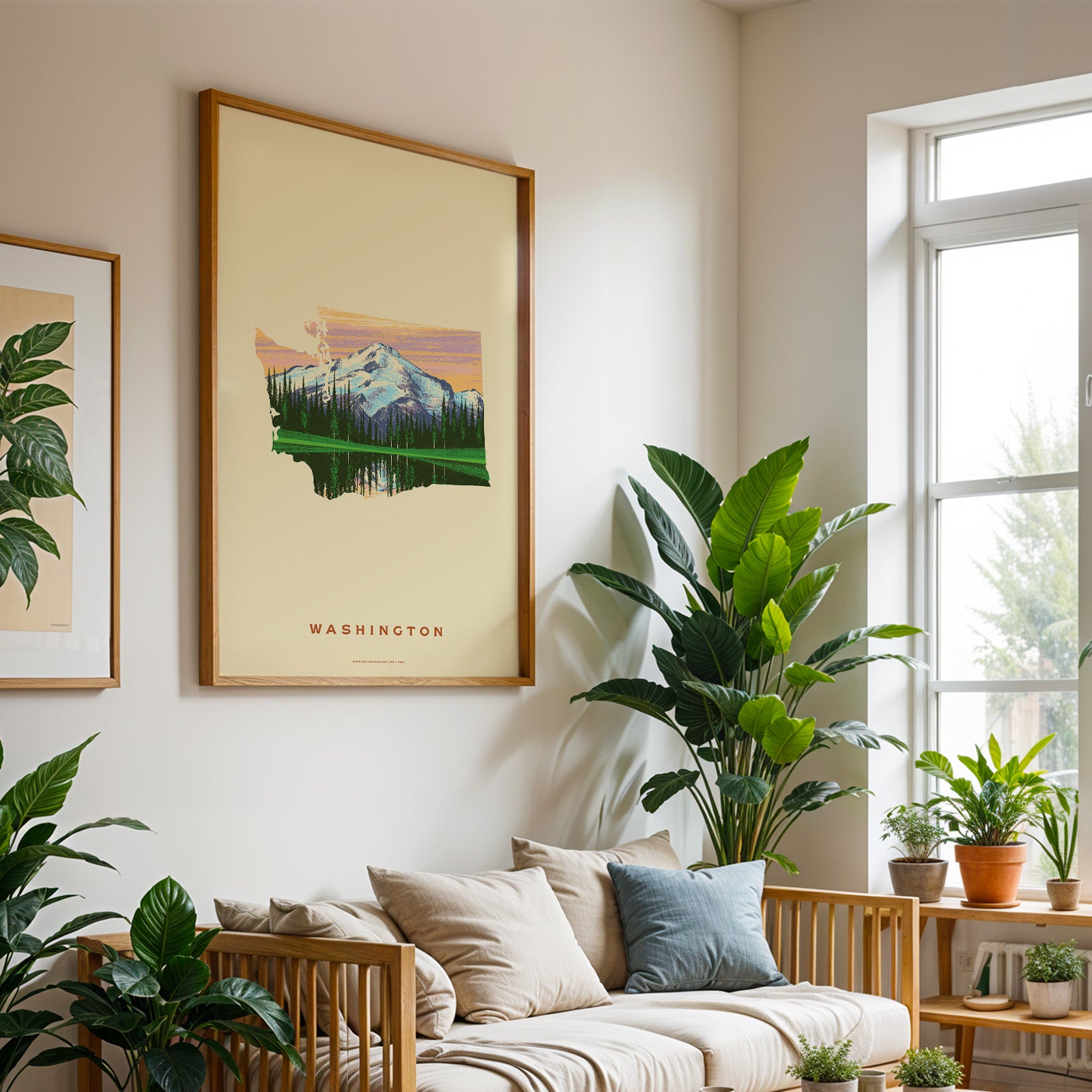 Washington State Print - Mount Rainier
