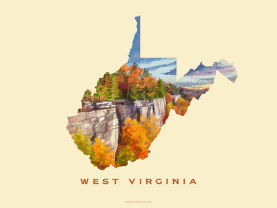 West Virginia New River Gorge Print