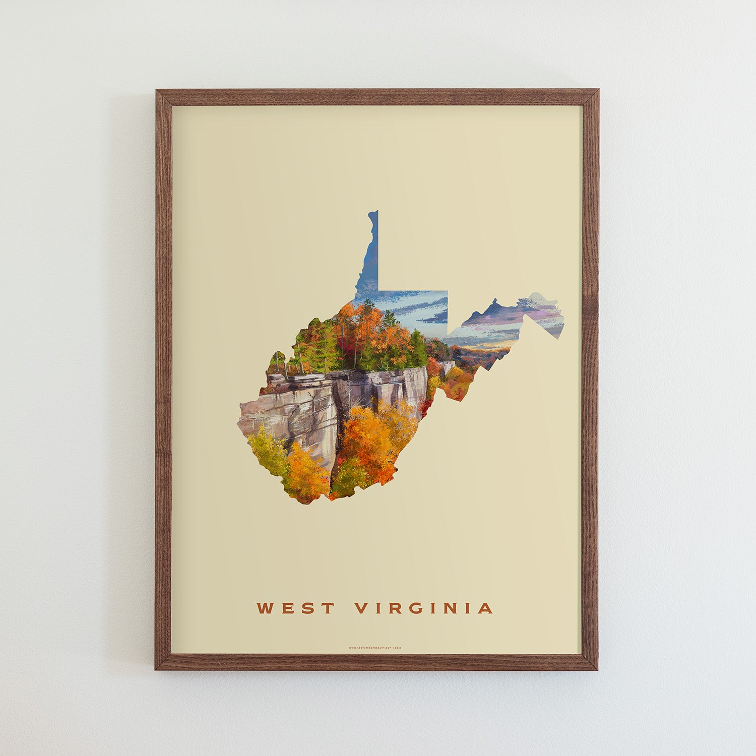 West Virginia New River Gorge Print