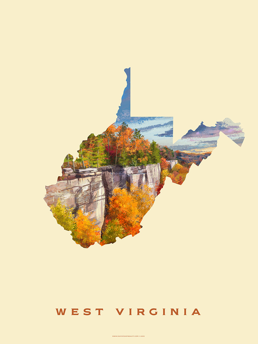 West Virginia New River Gorge Print