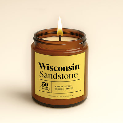 Wisconsin Sandstone Candle PRE-ORDER