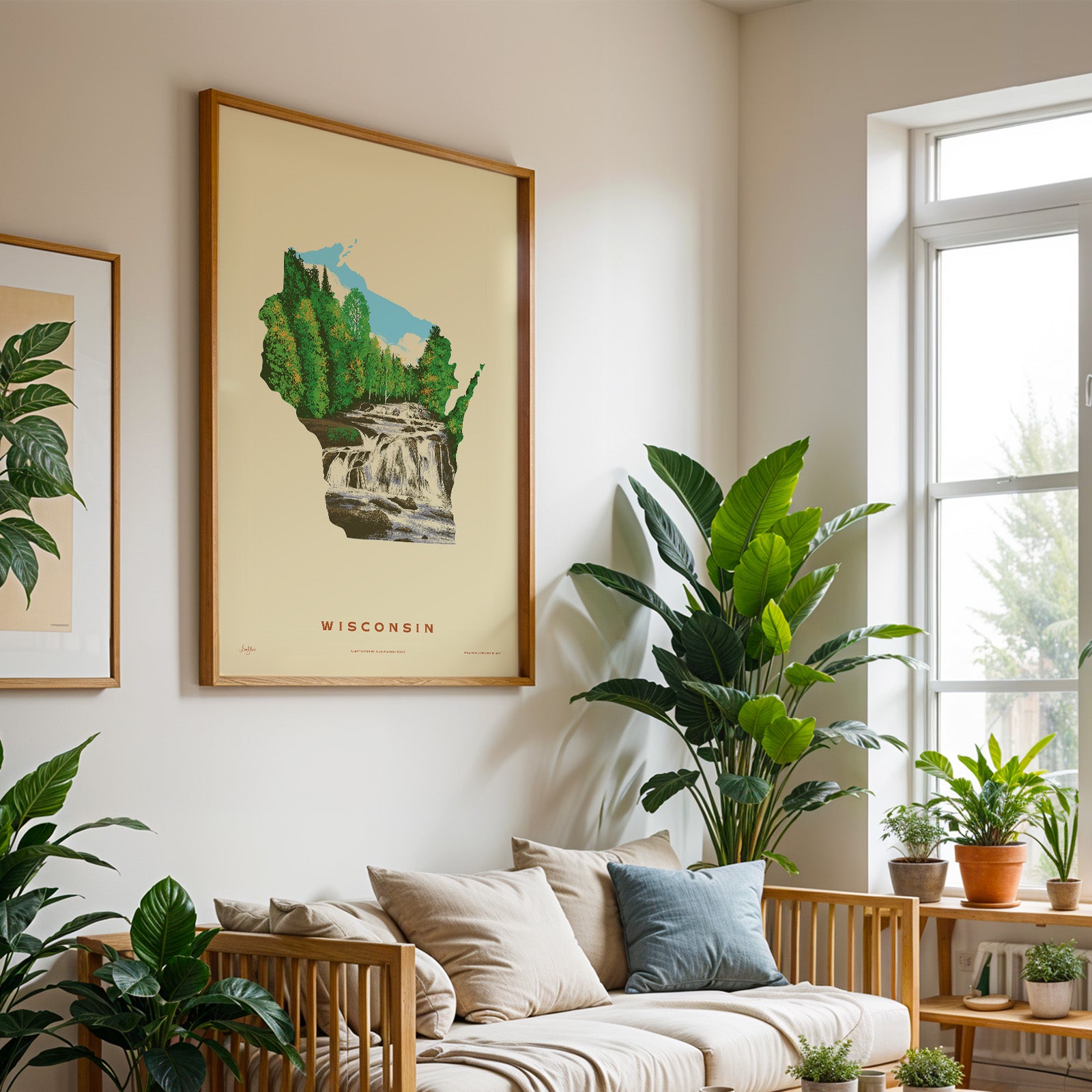 Wisconsin State Print - Copper Falls