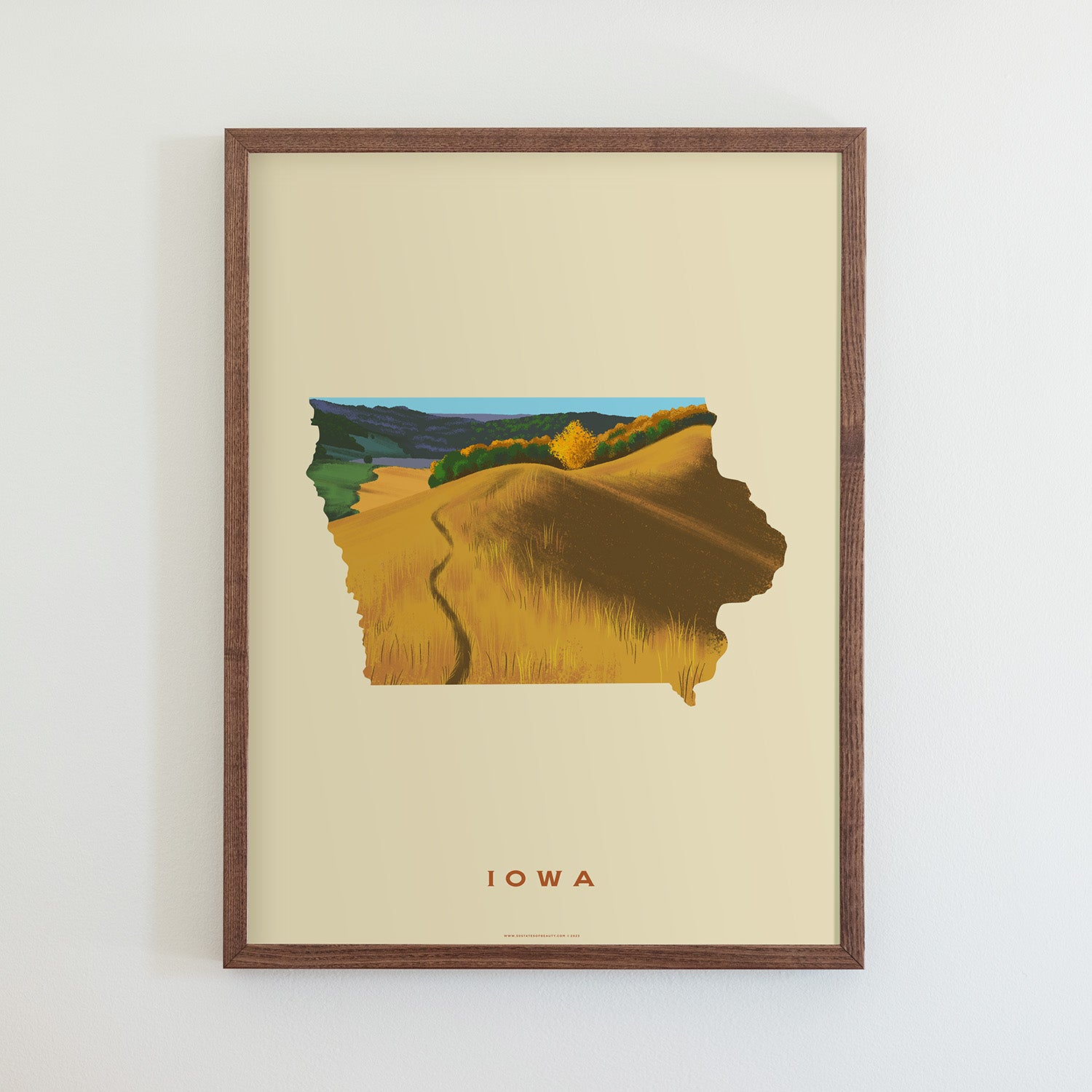Iowa Loess Hills Print