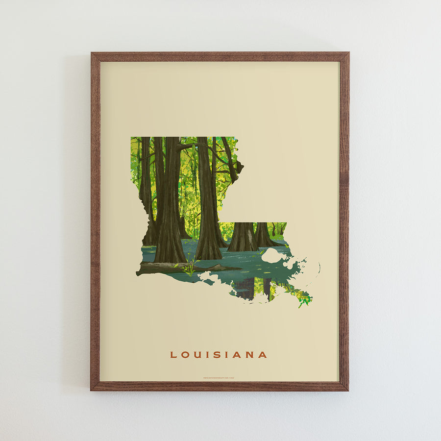 Louisiana Cypress Print