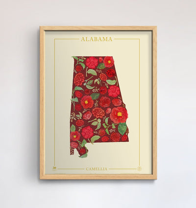Alabama Native Botanicals Print