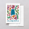 Alabama American Gouache Greeting Card