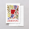 Arkansas American Gouache Greeting Card