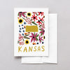 Kansas American Gouache Greeting Card