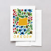 Oregon American Gouache Greeting Card